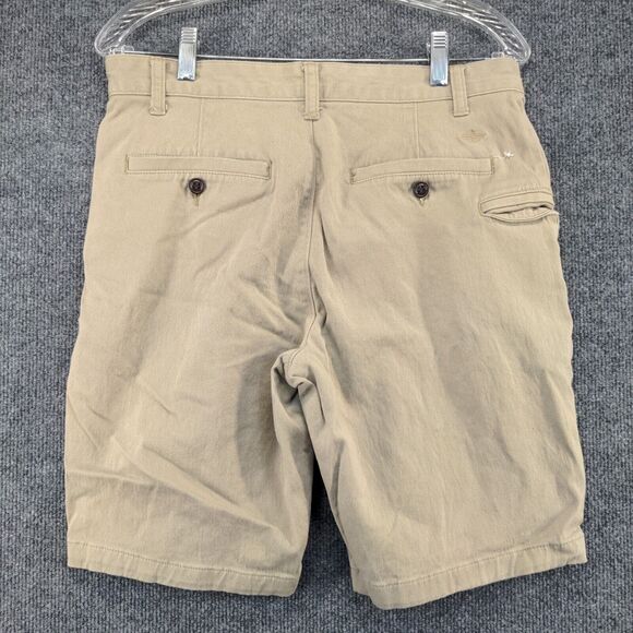 Dockers Mens Chino Shorts Tan Size 30 Cotton Slash Pockets Belt Loops - Picture 3 of 12